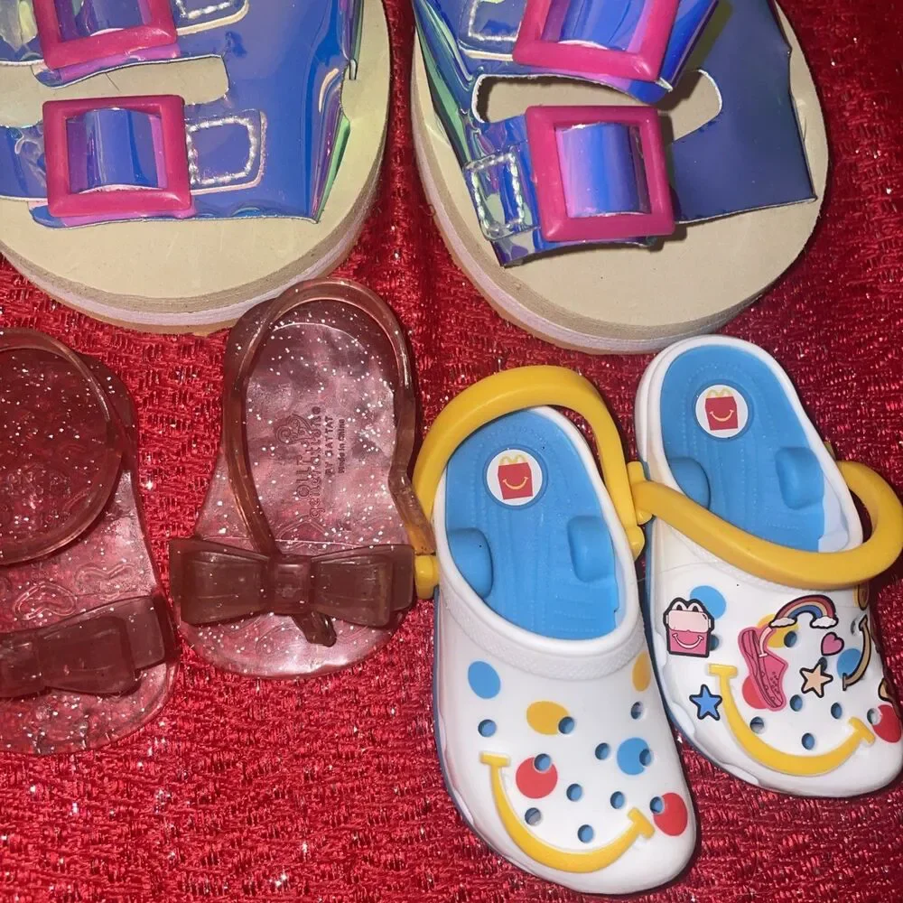 Dolls, Lot Shoes. Mixture Of Different Sizes And For Different Dolls